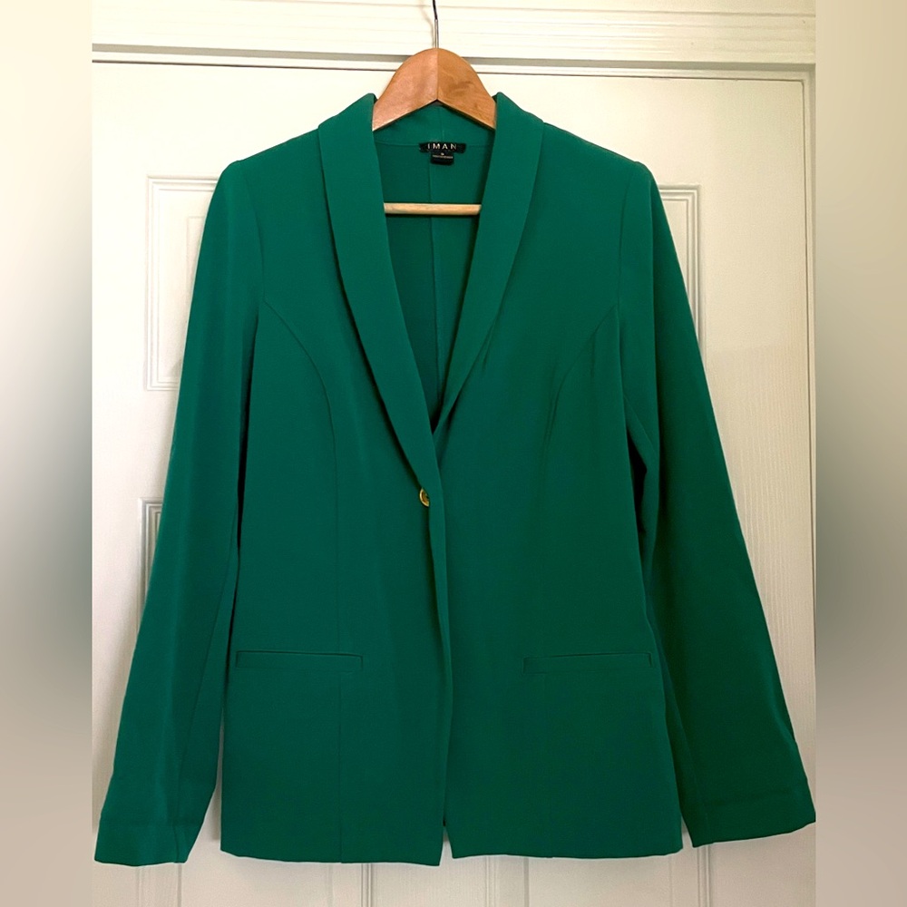 EUC Iman Green Blazer